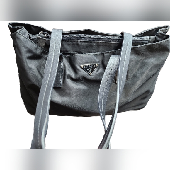 Prada Black Nylon Shoulder Bag - Picture 3 of 14
